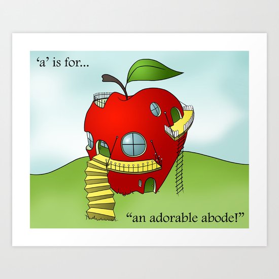 A is for... Art Print