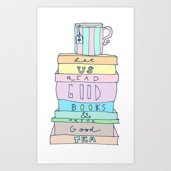 Good Books Art Print