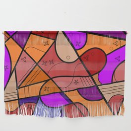 Stained Glass Abstract Gothic 1 Wall Hanging