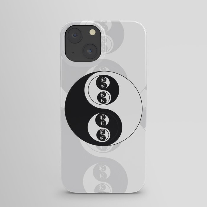 Yin Yang Fractal iPhone Case
