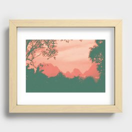 Through The Jungle Recessed Framed Print