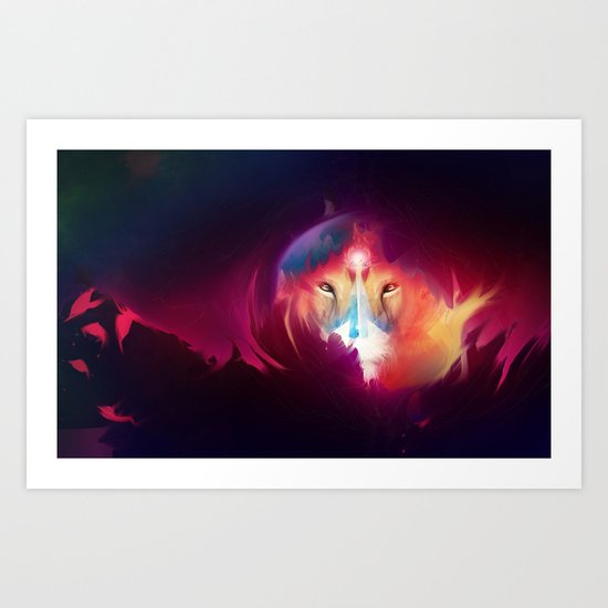 The Lion Art Print