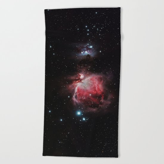 The Great Nebula in Orion Beach Towel