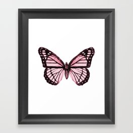 Monarch Butterfly Pink Dream Framed Art Print