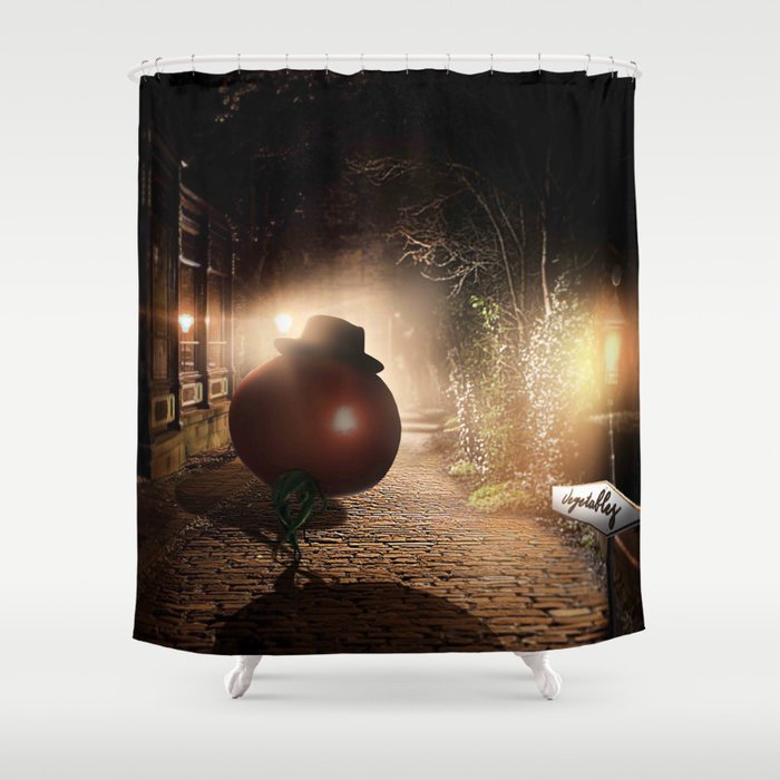 Discarded Food: Tomatoes Shower Curtain
