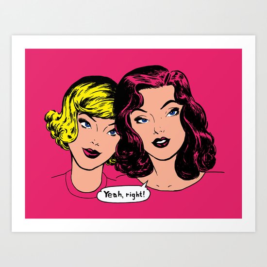 Gossip Art Print