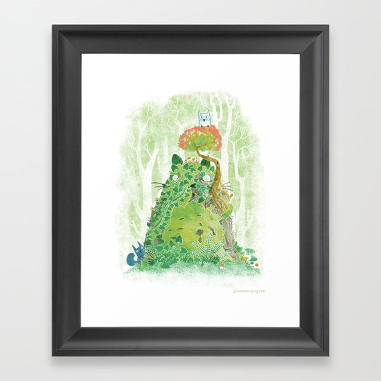 The Friendly Spirit Framed Art Print