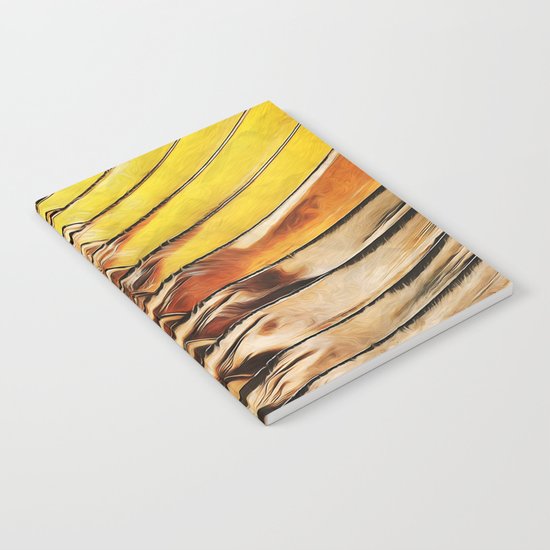 Palm Frond Leaf Macro Notebook