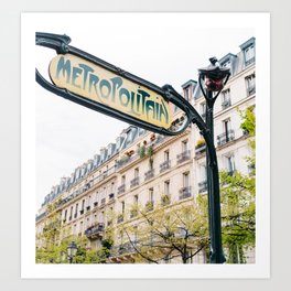 Paris Metro II Art Print