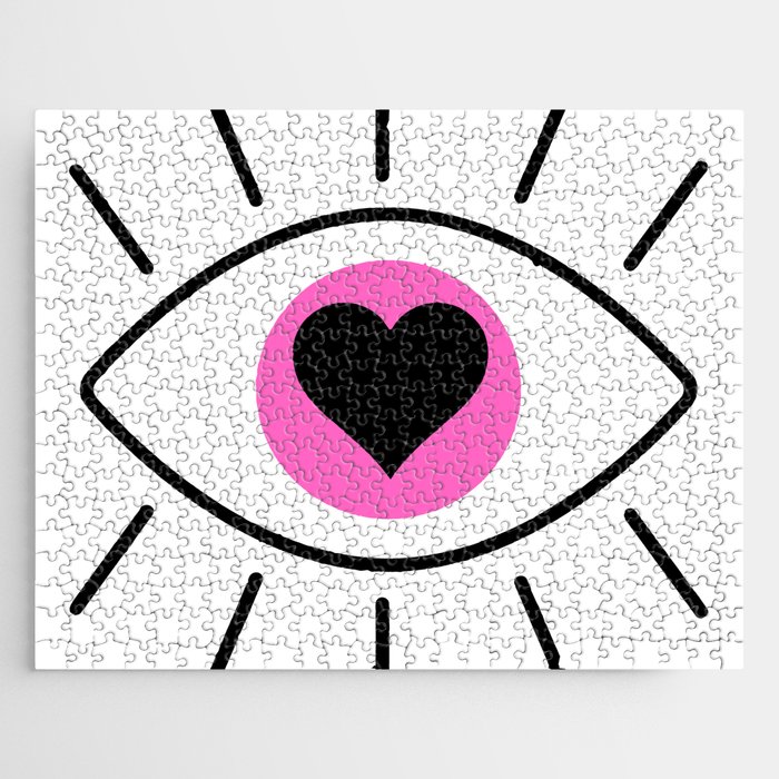 An Eye with a Heart Jigsaw Puzzle