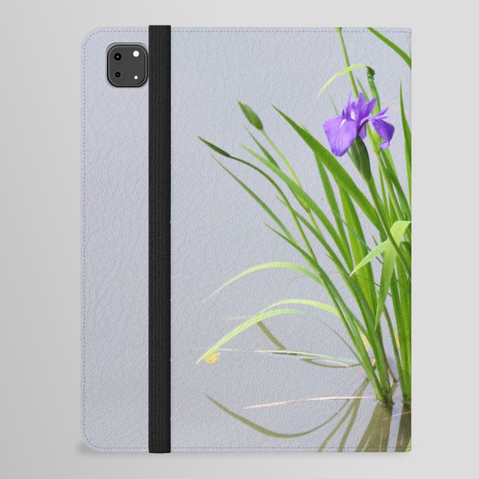 Water Iris flower in Kyoto iPad Folio Case