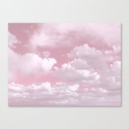 Clouds in a Pink Sky Canvas Print