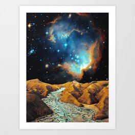 The Lonely Road To The Stars Art Print