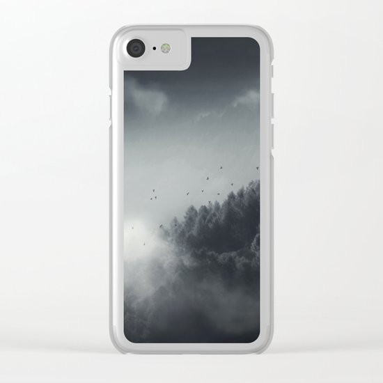 Misty Woodlands Clear iPhone Case