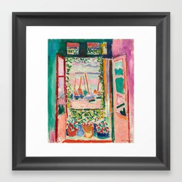Henri Matisse The Open Window Framed Art Print