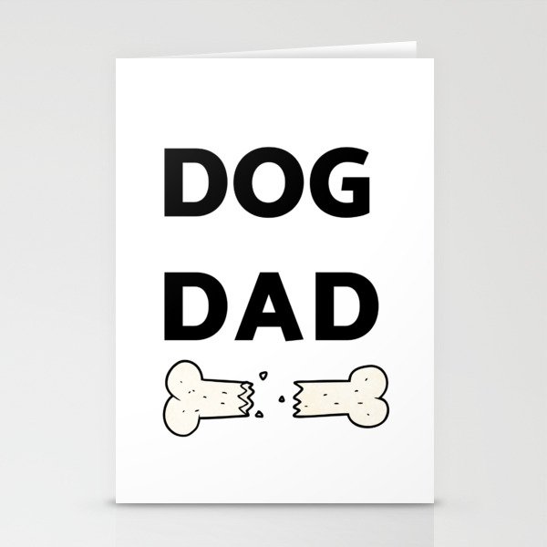 dog dad Stationery Cards
