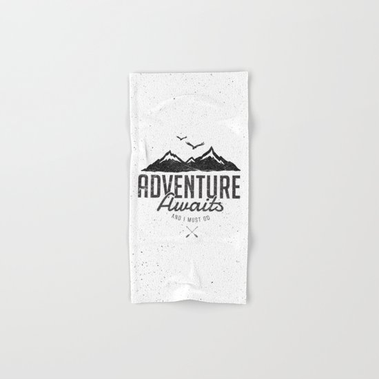 ADVENTURE AWAITS Hand & Bath Towel