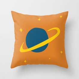 Saturn Throw Pillow