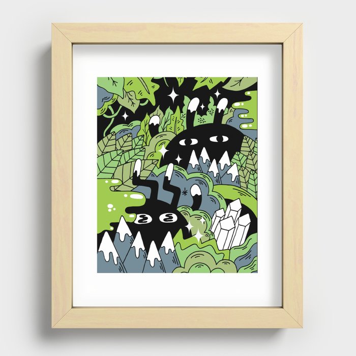 Little Lurkers Recessed Framed Print