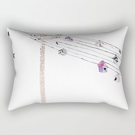 Love and birds Rectangular Pillow
