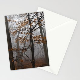 Fall Hanging On Stationery Card