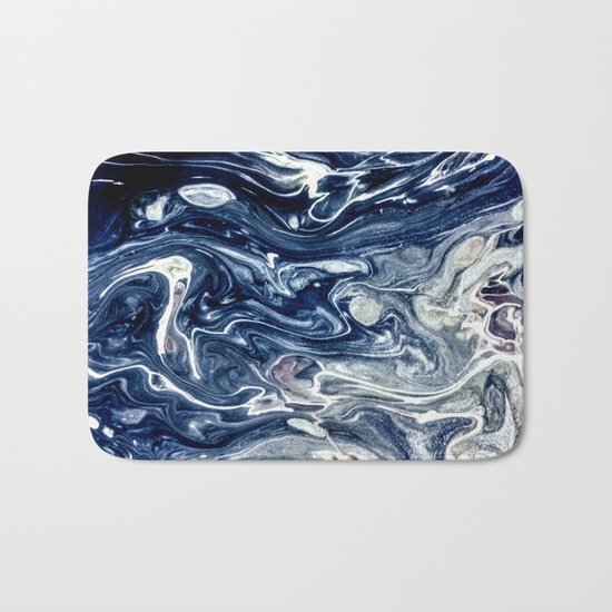 Wild Blueberry Swirl Bath Mat