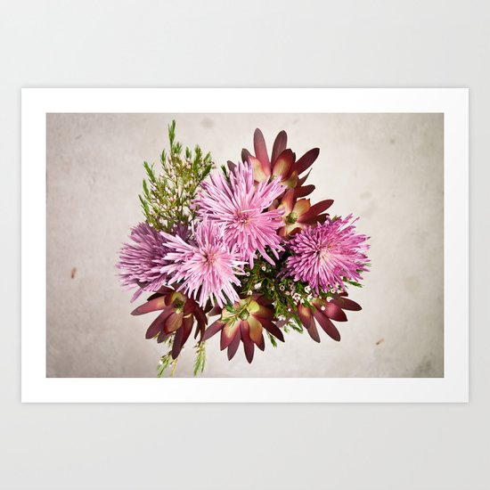 Birthday flowers Art Print