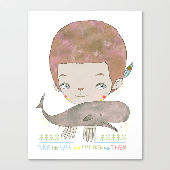 Extinction - SAVE SAFE Canvas Print