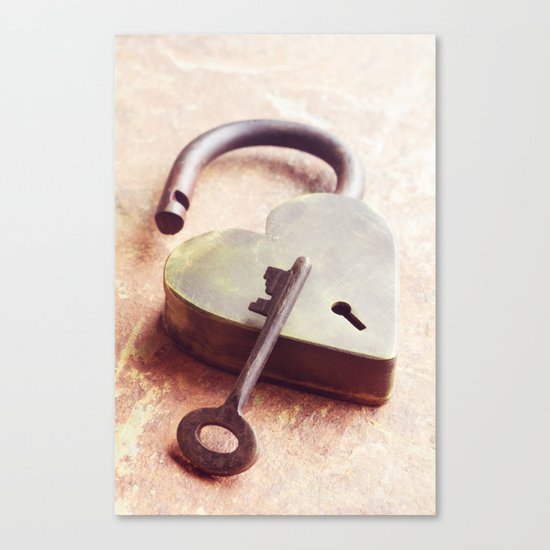 Key to My Heart Canvas Print