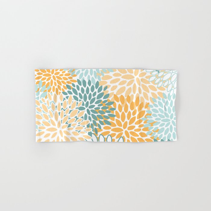 Grey and sales yellow hand towels