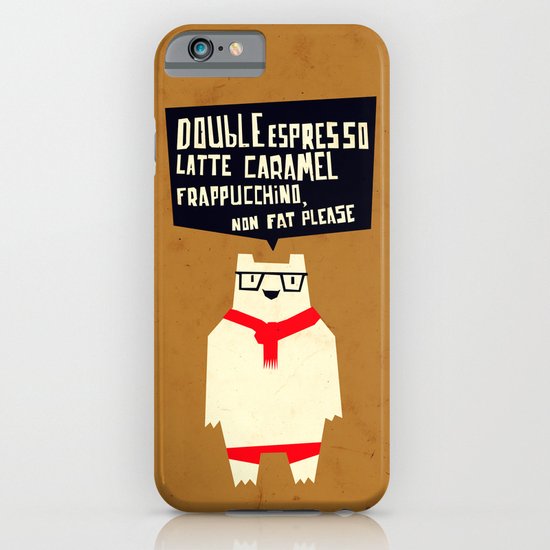 Yeti wants Coffee! iPhone & iPod Case
