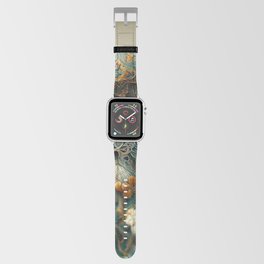 Mushroom Bird - Fantasy Animal Painting Apple Watch Band