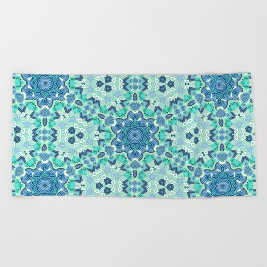 MAGIC MORROCAN MEDAILLION Beach Towel