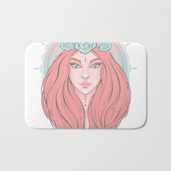 Rose Ivy Bath Mat