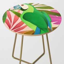 Parrot in a Tropical Setting 3 Side Table