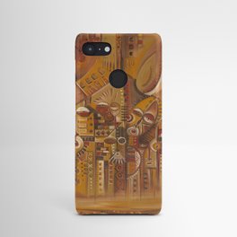Home Sweet Home surreal African painting Android Case
