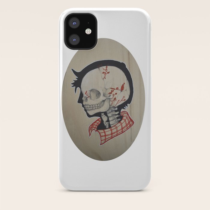 Boy Next Door Silhouette And Anatomy Love Painting Iphone Case