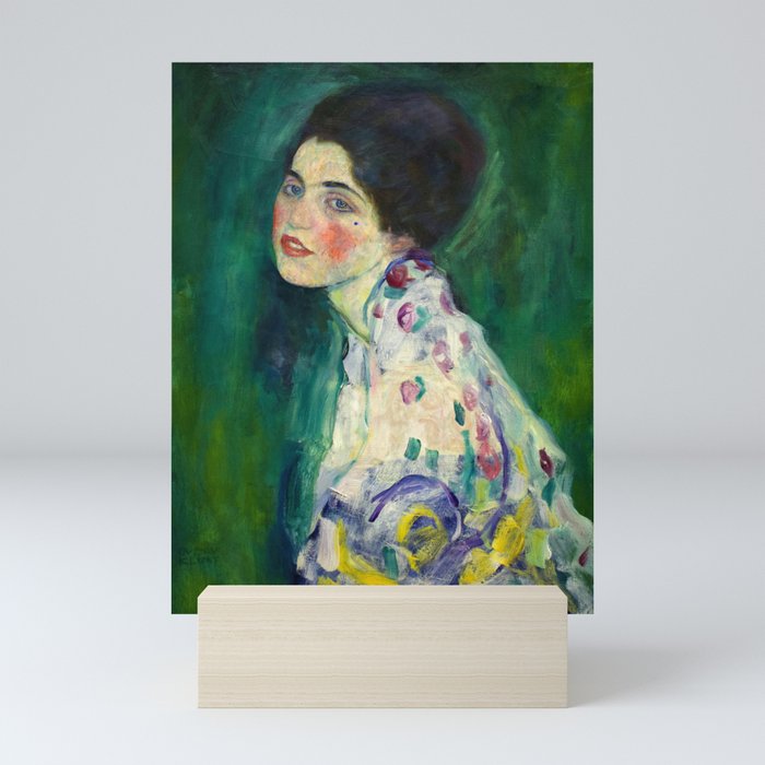 Portrait of a Lady, 1916-1917 by Gustav Klimt Mini Art Print