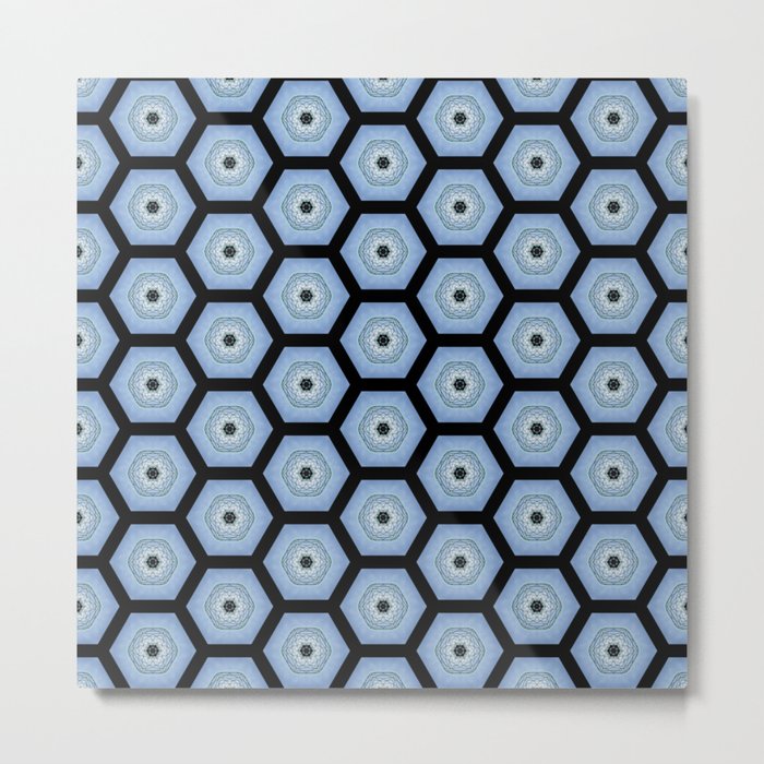 Seamless Bridge Pattern Metal Print