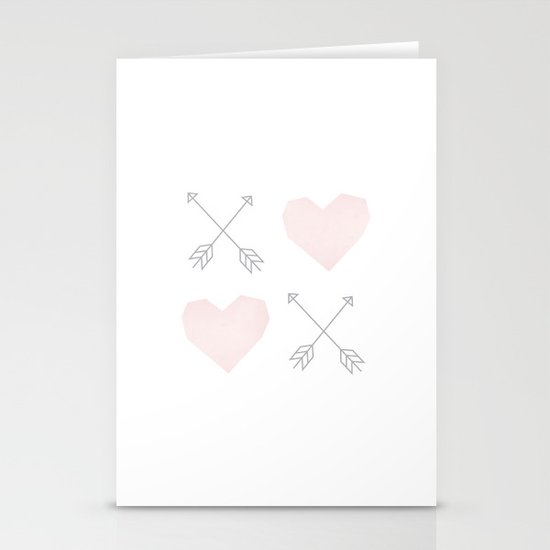 X (Heart) X (Heart) Stationery Cards