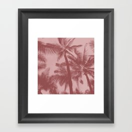Palm tree Framed Art Print