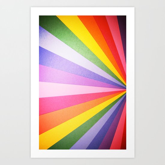 OVER THE RAINBOW Art Print
