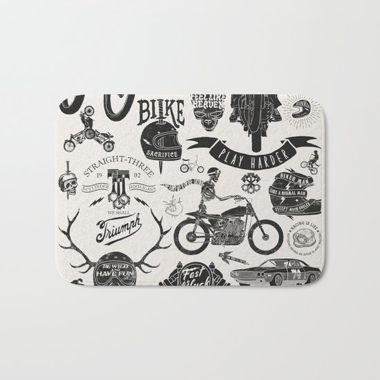 poster01 Bath Mat