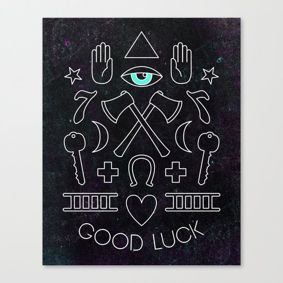 GOOD LUCK Canvas Print