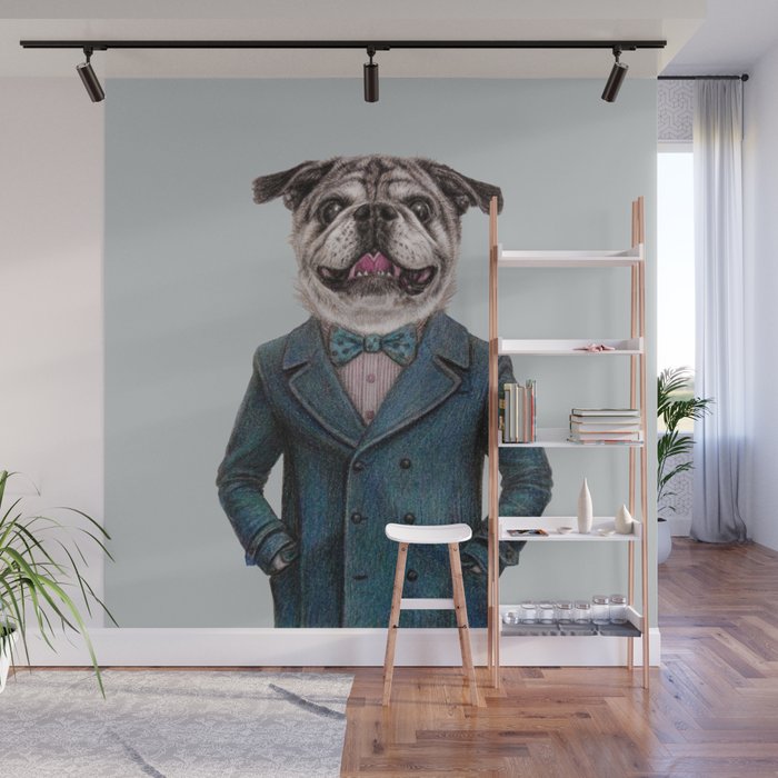 dog portrait Wall Mural