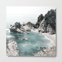 California Beach Metal Print | Sumer, Ocean, Waves, Sky, Photo, Tropical, California, Color, Coast, Wild 