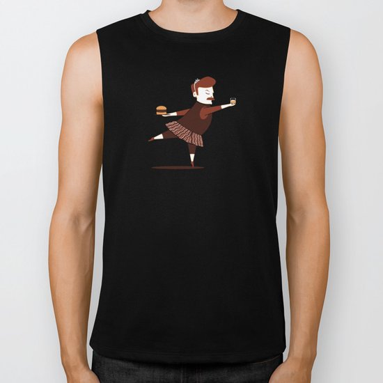 Libertarian Swan Biker Tank