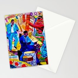 African-American 'The Spirit of Harlem' Historical Mural Portrait Stationery Card