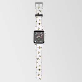 Bumblee Bee Watercolor Pattern Apple Watch Band