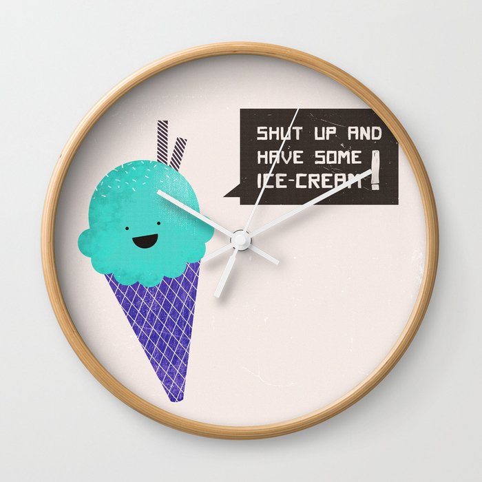 ICE CREAM Wall Clock